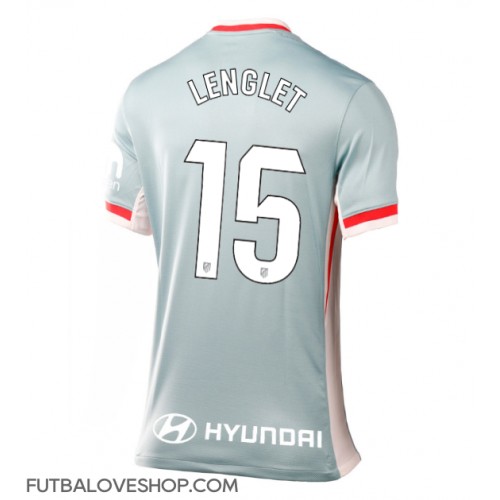 Dres Atletico Madrid Clement Lenglet #15 Preč pre Ženy 2024-25 Krátky Rukáv